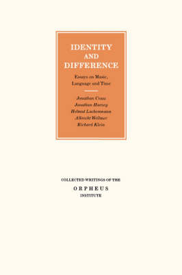 Book cover for Identity and Difference