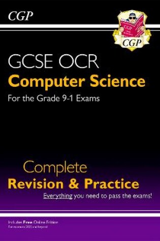 Cover of New GCSE Computer Science OCR Complete Revision & Practice includes Online Edition, Videos & Quizzes