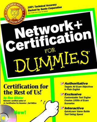 Book cover for Network+ Certification For Dummies