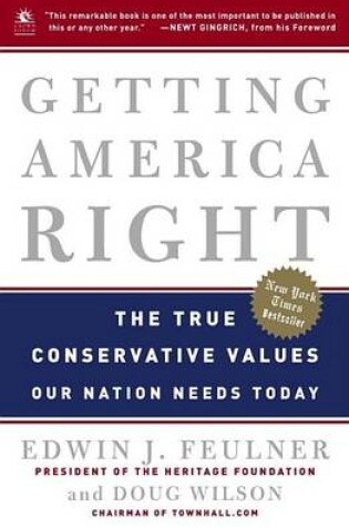 Cover of Getting America Right