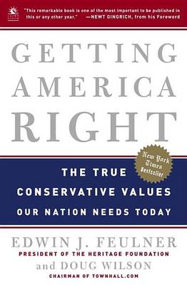 Book cover for Getting America Right