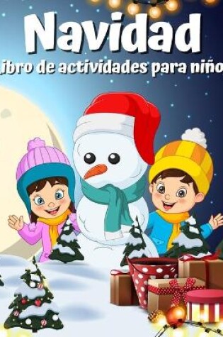 Cover of Libro de actividades de Navidad para niños de 4 a 8 años 8-12