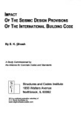 Cover of Impact of the Seismic Design Provisions of the International Building Code