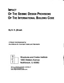 Book cover for Impact of the Seismic Design Provisions of the International Building Code