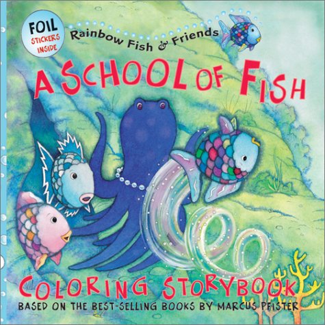 Cover of A School of Fish Coloring Storybook