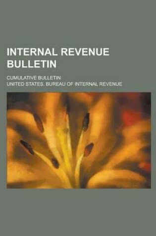 Cover of Internal Revenue Bulletin; Cumulative Bulletin