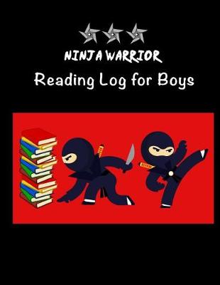Book cover for Reading Log for Boys
