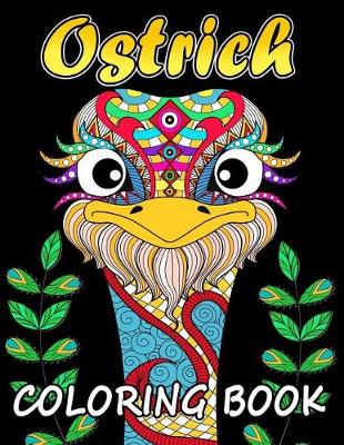 Book cover for Ostrich Coloring Book