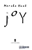 Book cover for Hunt Marsha : Joy (Hbk)