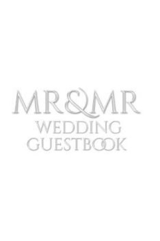Cover of Mr and Mr Wedding Guest Book