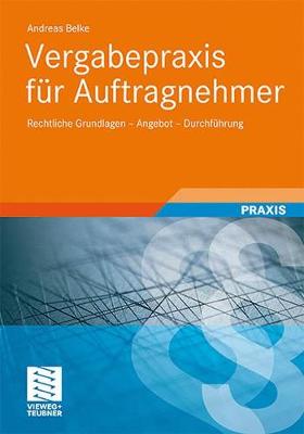 Book cover for Vergabepraxis Fur Auftragnehmer