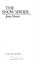 Book cover for Nimmo Jenny : Snow Spider (Hbk)