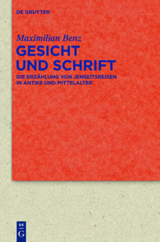 Cover of Gesicht Und Schrift