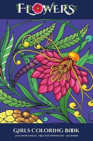 Cover of Girls Coloring Book (Flowers)