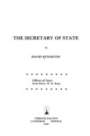 Cover of The Secretary of State