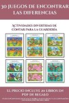 Book cover for Actividades divertidas de contar para la guardería (30 juegos de encontrar las diferencias)