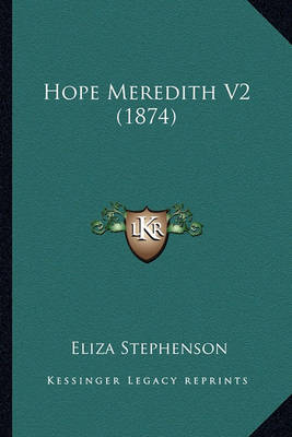 Book cover for Hope Meredith V2 (1874)