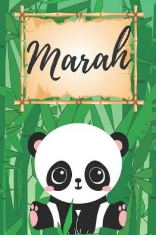 Cover of personalisiertes Notizbuch Panda / Malbuch / Kritzelbuch / Tagebuch / Journal / Notizheft / DIN A5 / Geschenke Marah