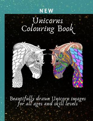 Book cover for Unicorns Colouring Book