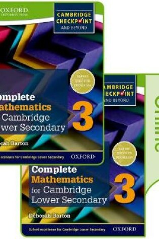 Cover of Complete Mathematics for Cambridge Lower Secondary Book 3