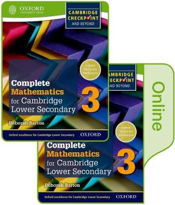 Book cover for Complete Mathematics for Cambridge Lower Secondary Book 3