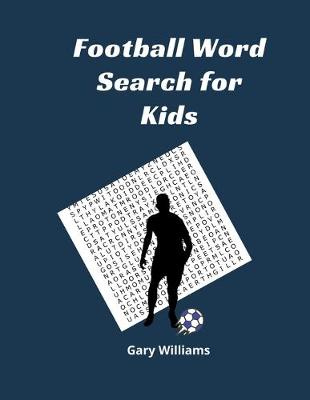 Book cover for Football Word Search for Kids