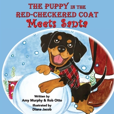 Book cover for The Puppy in the Red-Checkered Coat