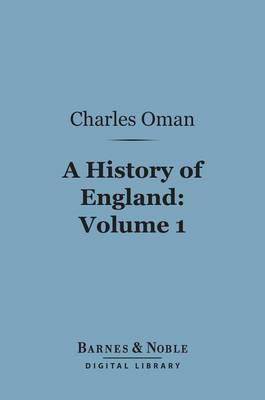 Book cover for A History of England, Volume 1 (Barnes & Noble Digital Library)