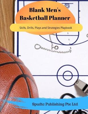 Book cover for Blank Men's Basketball Planner