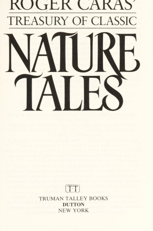 Cover of Roger Caras' Treasury of Classic Nature Tales