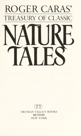 Book cover for Roger Caras' Treasury of Classic Nature Tales