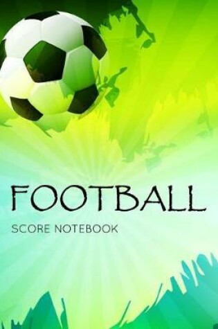 Cover of Football Score Notebook