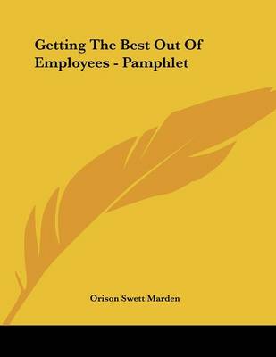 Book cover for Getting the Best Out of Employees - Pamphlet