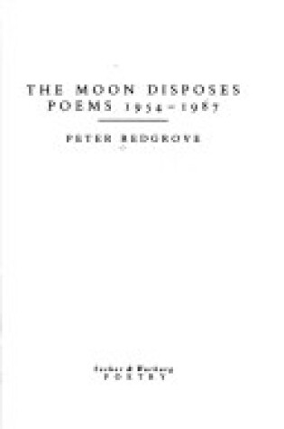 Cover of The Moon Disposes