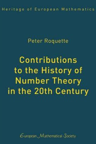 Cover of Contributions to the History of Number Theory in the 20th Century