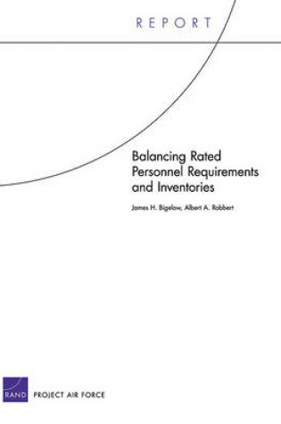 Cover of Balancing Rated Personnel Requirements and Inventories