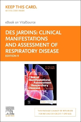 Book cover for Clinical Manifestations and Assessment of Respiratory Disease - Elsevier eBook on Vitalsource (Retail Access Card)