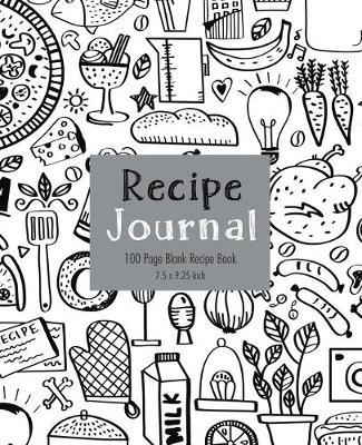 Book cover for Recipe Journal - Food Doodles