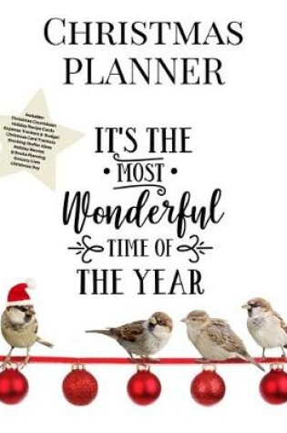 Cover of Christmas Planner It's The Most Wonderful Time of The Year