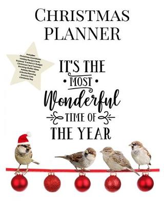 Book cover for Christmas Planner It's The Most Wonderful Time of The Year