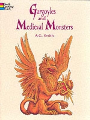 Cover of Gargoyles and Medieval Monsters Coloring Book