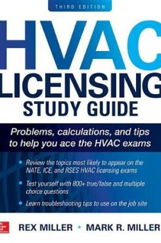 Cover of HVAC Licensing Study Guide, Third Edition
