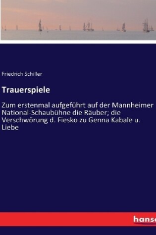 Cover of Trauerspiele