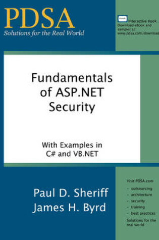 Cover of Fundamentals of ASP.Net Security