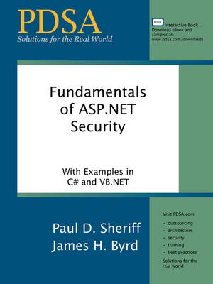 Book cover for Fundamentals of ASP.Net Security