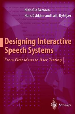 Book cover for Designing Interactive Speech Systems