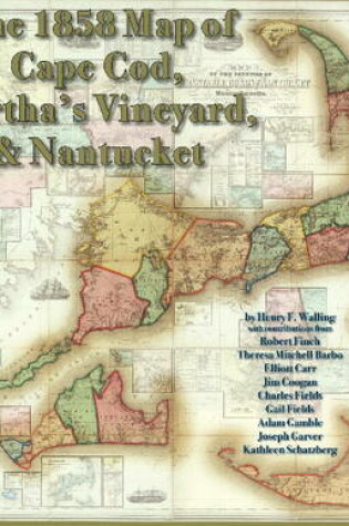 Cover of 1858 Map of Cape Cod, Martha's Vineyard, and Nantucket