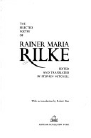 Cover of The Selected Poetry of Rainer Maria Rilke