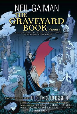 Book cover for The Graveyard Book Graphic Novel, Part 1
