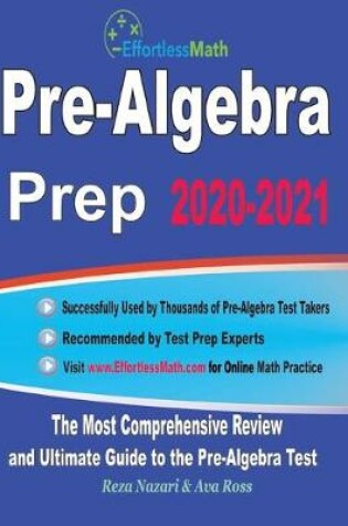 Cover of Pre-Algebra Prep 2020-2021